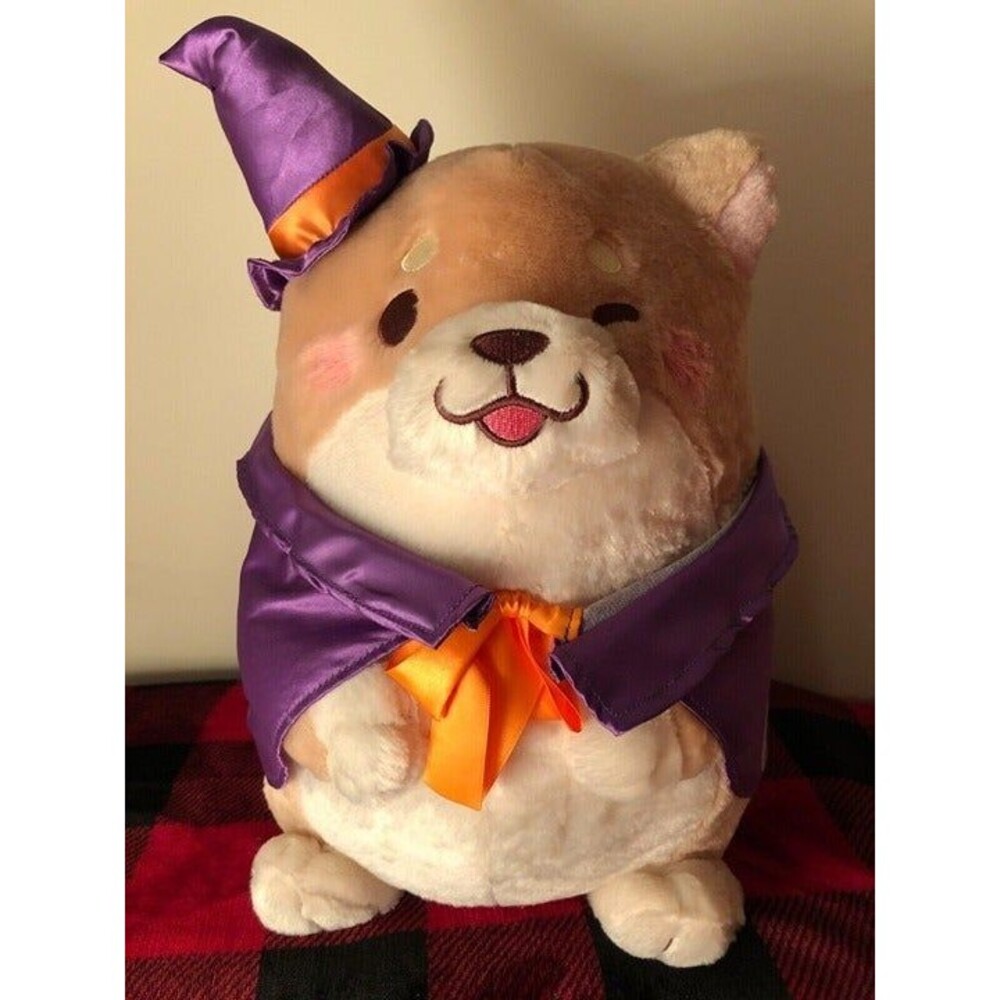 SK Japan XL Mochishiba Halloween Costume Toreba Prize Plush 2014 15" with Tags